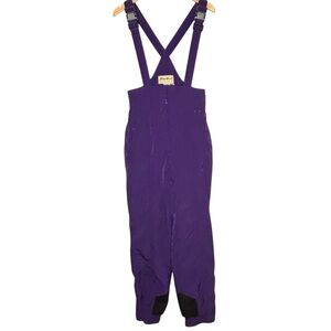 Eddie Bauer Purple Snow Ski Bibs Women’s 10 Tall